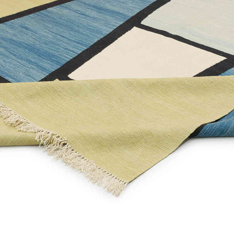 New Handwoven Turkish Kilim Rug - 9' 1" x 12' 1" (109" x 145") - K0077615