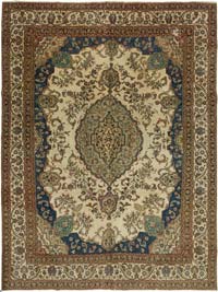 Alfombra Oriental Vintage Anudada a Mano - 313 cm x 414 cm