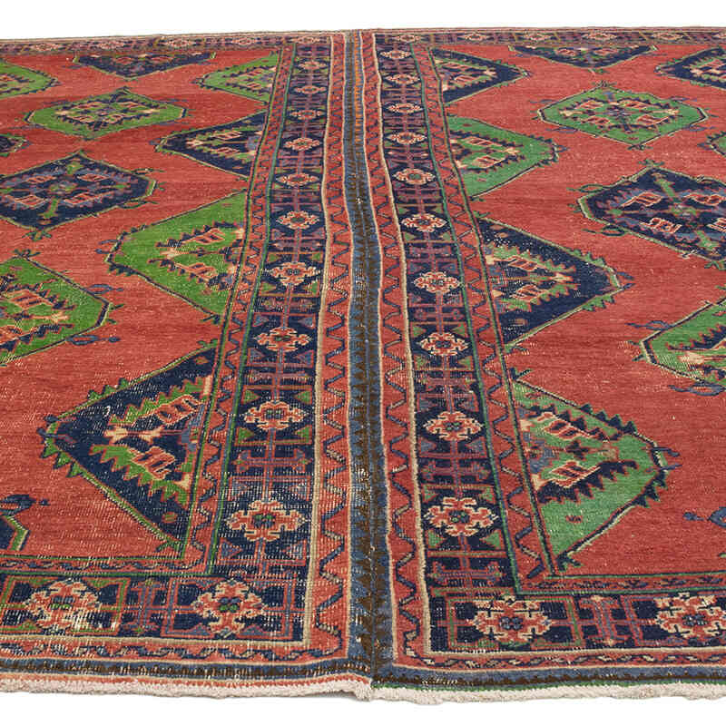 Vintage Turkish Hand-Knotted Rug - 9' 10" x 10' 3" (118" x 123") - K0077620