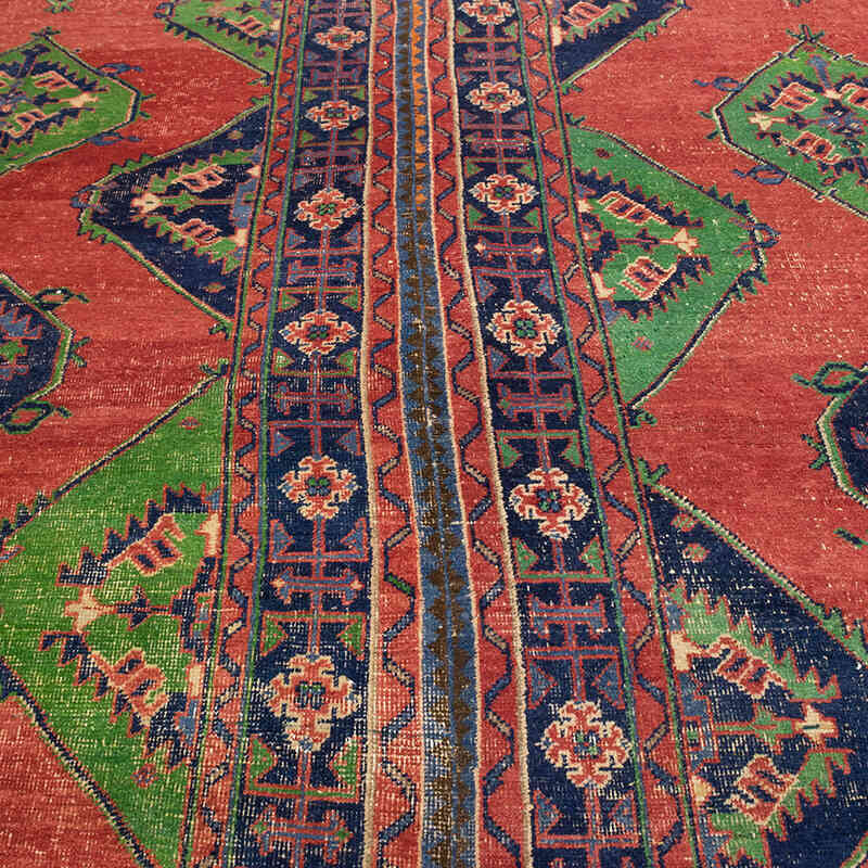 Vintage Turkish Hand-Knotted Rug - 9' 10" x 10' 3" (118" x 123") - K0077620