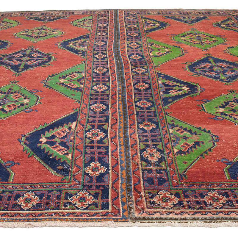 Vintage Turkish Hand-Knotted Rug - 9' 10" x 10' 3" (118" x 123") - K0077620
