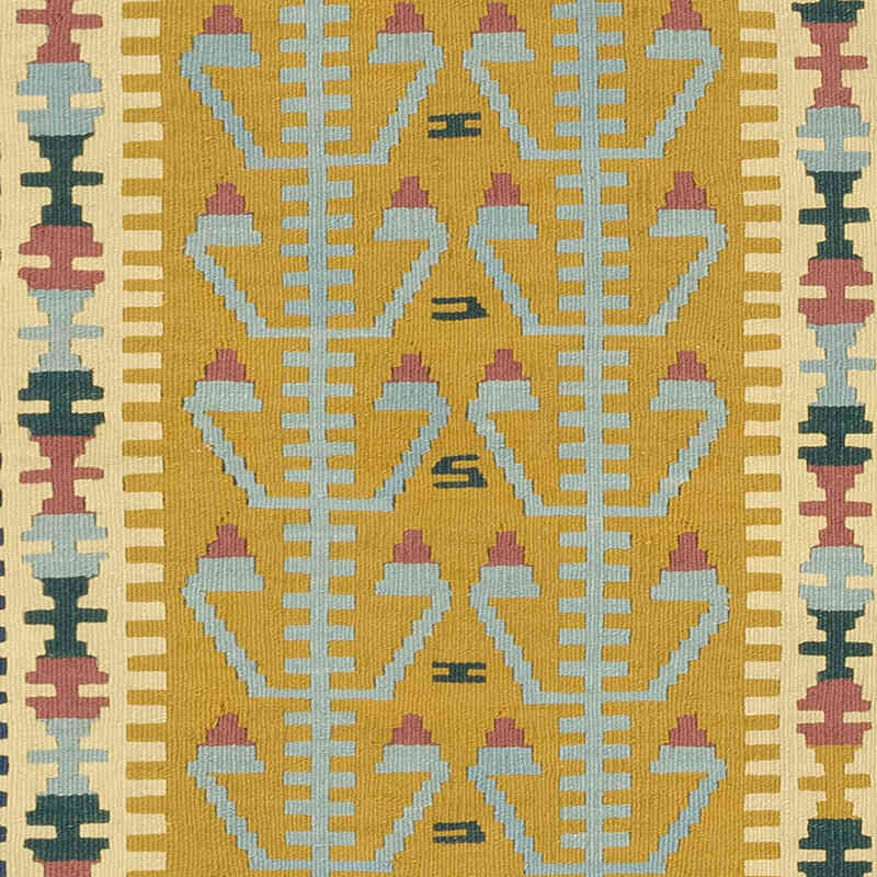 New Handwoven Turkish Kilim Rug - 3' 8" x 5' 4" (44" x 64") - K0077622