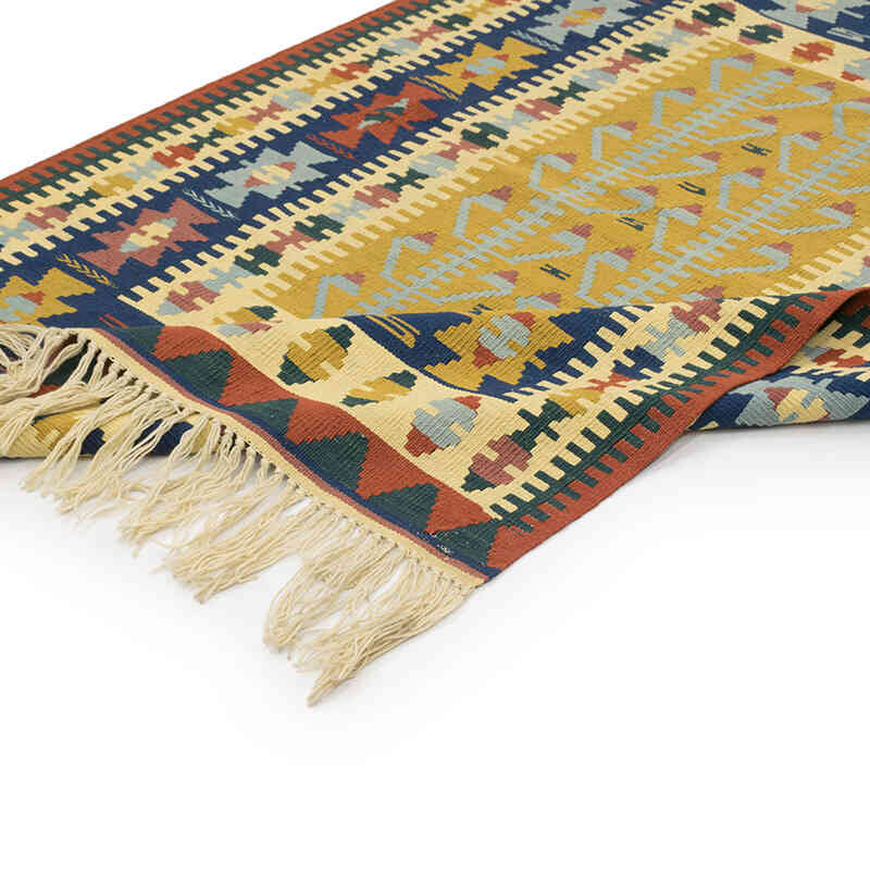 New Handwoven Turkish Kilim Rug - 3' 8" x 5' 4" (44" x 64") - K0077622
