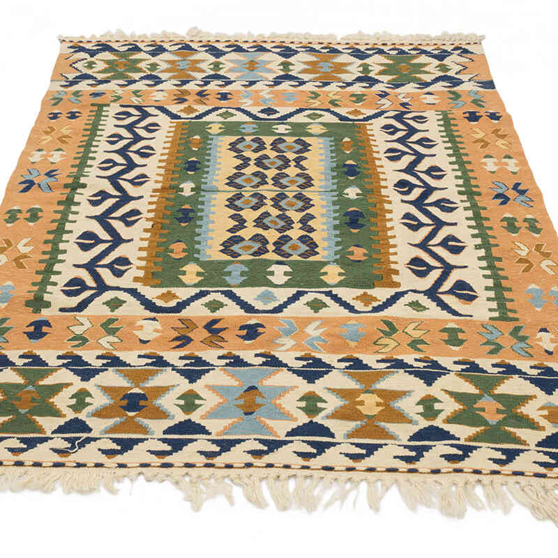 Nueva Alfombra Turca Kilim - 116 cm x 171 cm - K0077624