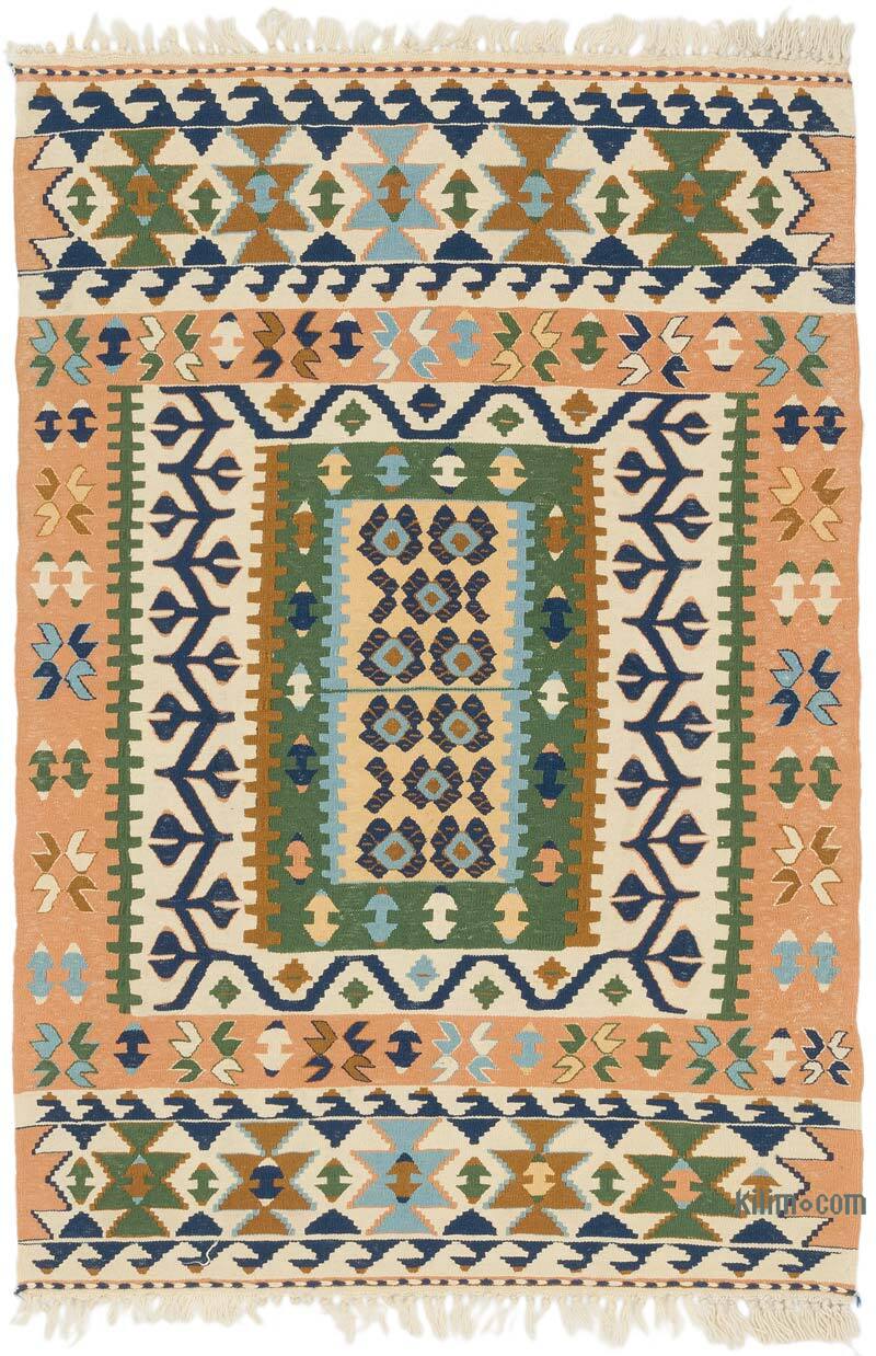 Nueva Alfombra Turca Kilim - 116 cm x 171 cm - K0077624