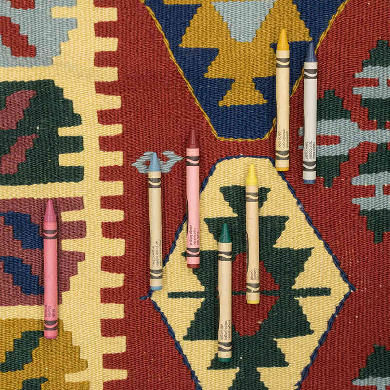 Nueva Alfombra Turca Kilim - 120 cm x 178 cm - K0077625