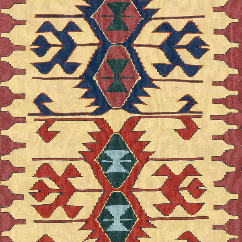 Nueva Alfombra Turca Kilim - 127 cm x 180 cm - K0077626