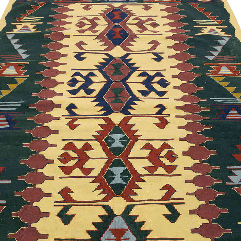 Nueva Alfombra Turca Kilim - 127 cm x 180 cm - K0077626