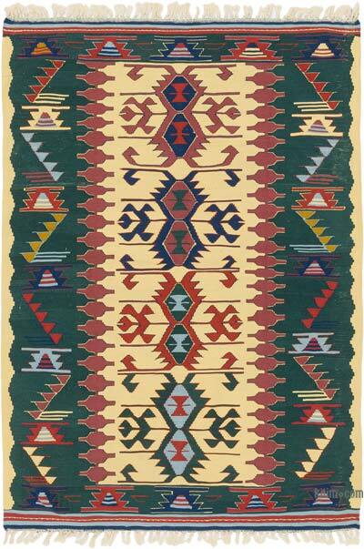 Yeni Kök Boya El Dokuma Kilim - 127 cm x 180 cm
