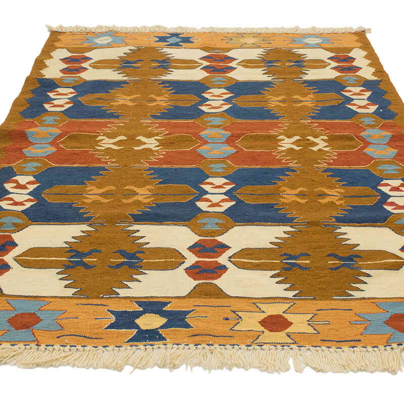 Nueva Alfombra Turca Kilim - 115 cm x 166 cm - K0077628