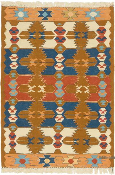 Yeni Kök Boya El Dokuma Kilim - 115 cm x 166 cm