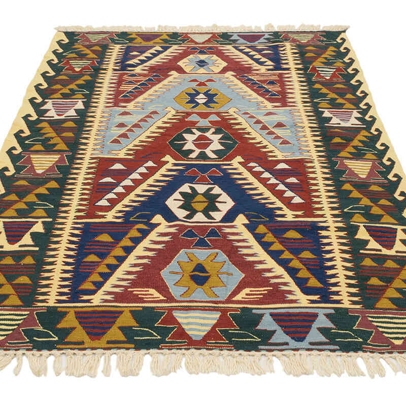 Nueva Alfombra Turca Kilim - 115 cm x 175 cm - K0077630