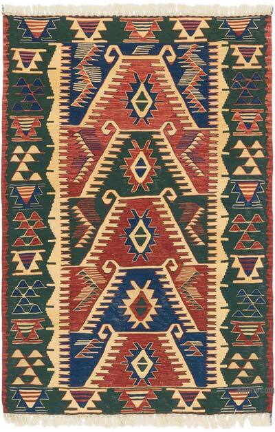 New Handwoven Turkish Kilim Rug - 116 cm x 171 cm