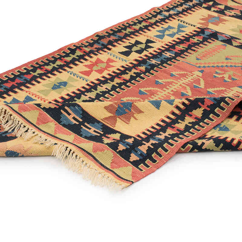 New Handwoven Turkish Kilim Rug - 3' 10" x 5' 9" (46" x 69") - K0077633
