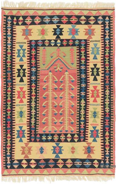 New Handwoven Turkish Kilim Rug - 116 cm x 176 cm