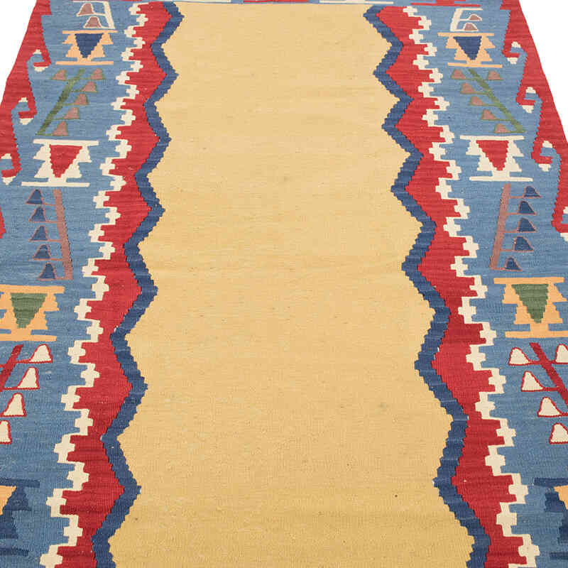 New Handwoven Turkish Kilim Rug - 3' 10" x 5' 8" (46" x 68") - K0077635