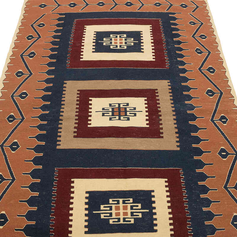 Yeni Kök Boya El Dokuma Kilim - 111 cm x 165 cm - K0077638