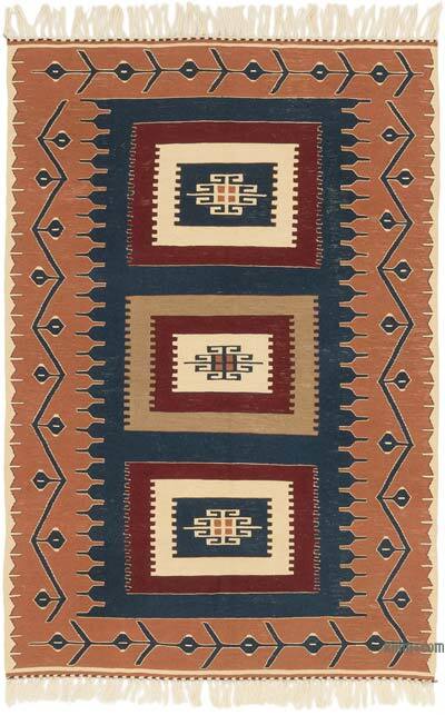 Nueva Alfombra Turca Kilim - 111 cm x 165 cm