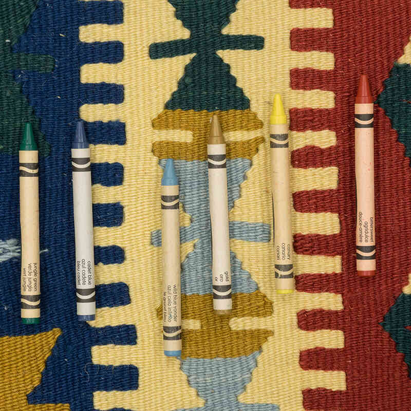 Nueva Alfombra Turca Kilim - 128 cm x 174 cm - K0077639