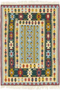 New Handwoven Turkish Kilim Rug - 3' 9" x 5' 3" (45" x 63")