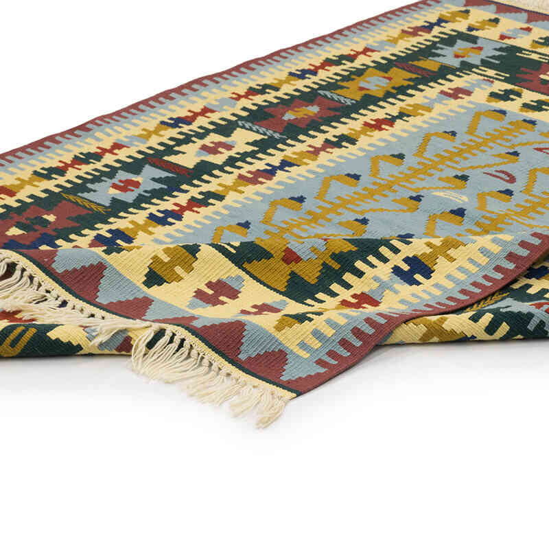 New Handwoven Turkish Kilim Rug - 3' 9" x 5' 3" (45" x 63") - K0077640