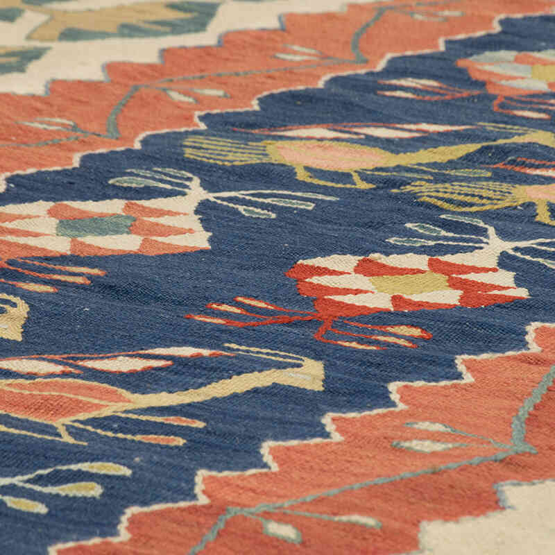 New Handwoven Turkish Kilim Rug - 3' 6" x 5' 4" (42" x 64") - K0077643