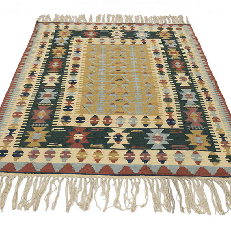 Yeni Kök Boya El Dokuma Kilim - 115 cm x 172 cm - K0077644