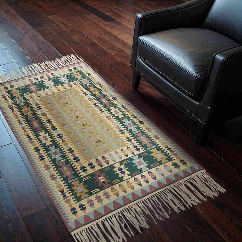 Yeni Kök Boya El Dokuma Kilim - 115 cm x 172 cm - K0077644