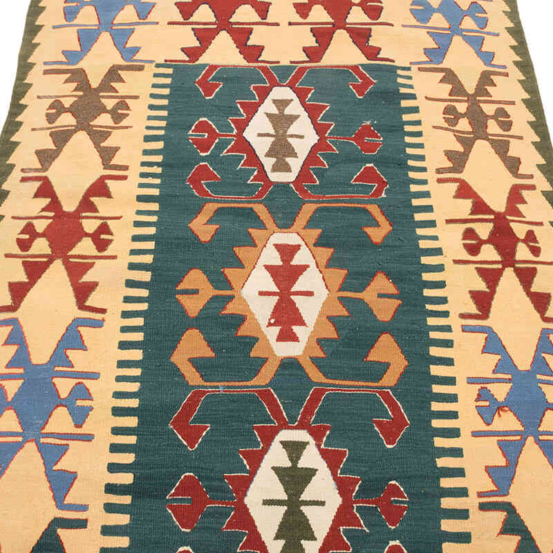 Nueva Alfombra Turca Kilim - 108 cm x 153 cm - K0077645