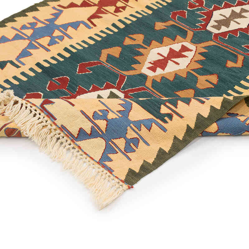 Nueva Alfombra Turca Kilim - 108 cm x 153 cm - K0077645