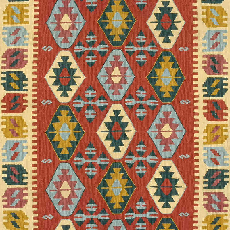 Nueva Alfombra Turca Kilim - 125 cm x 175 cm - K0077646