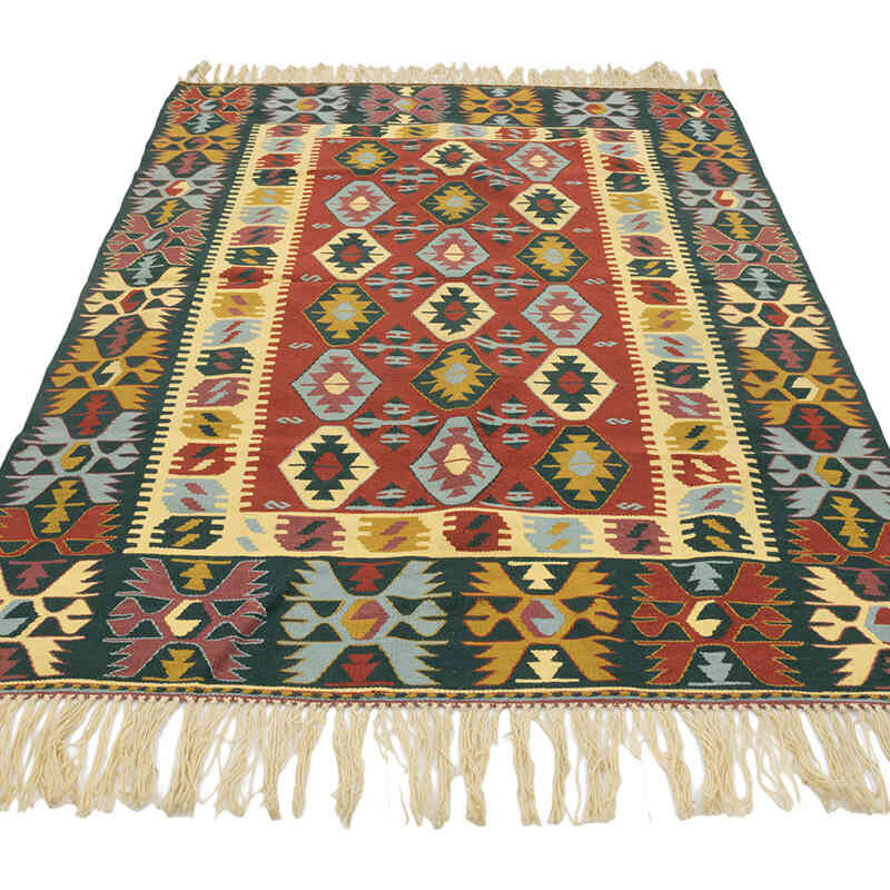 Nueva Alfombra Turca Kilim - 125 cm x 175 cm - K0077646