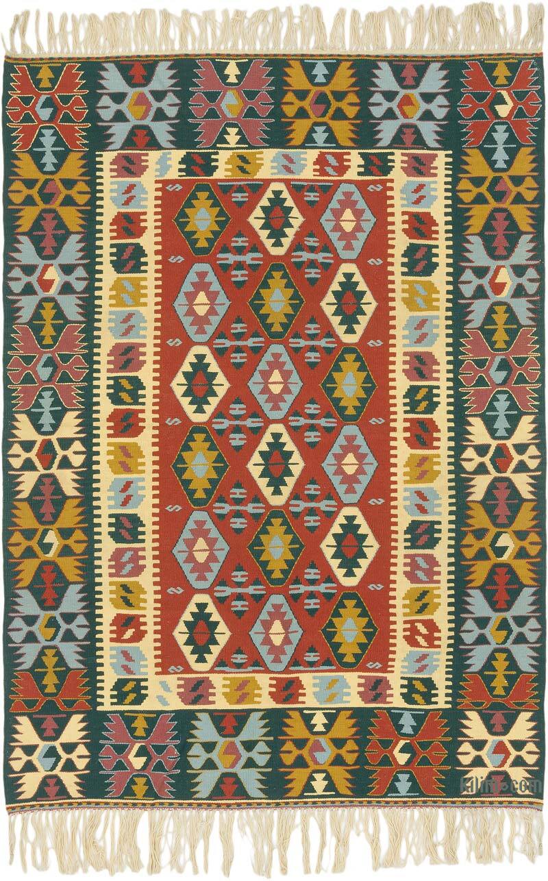 Nueva Alfombra Turca Kilim - 125 cm x 175 cm - K0077646