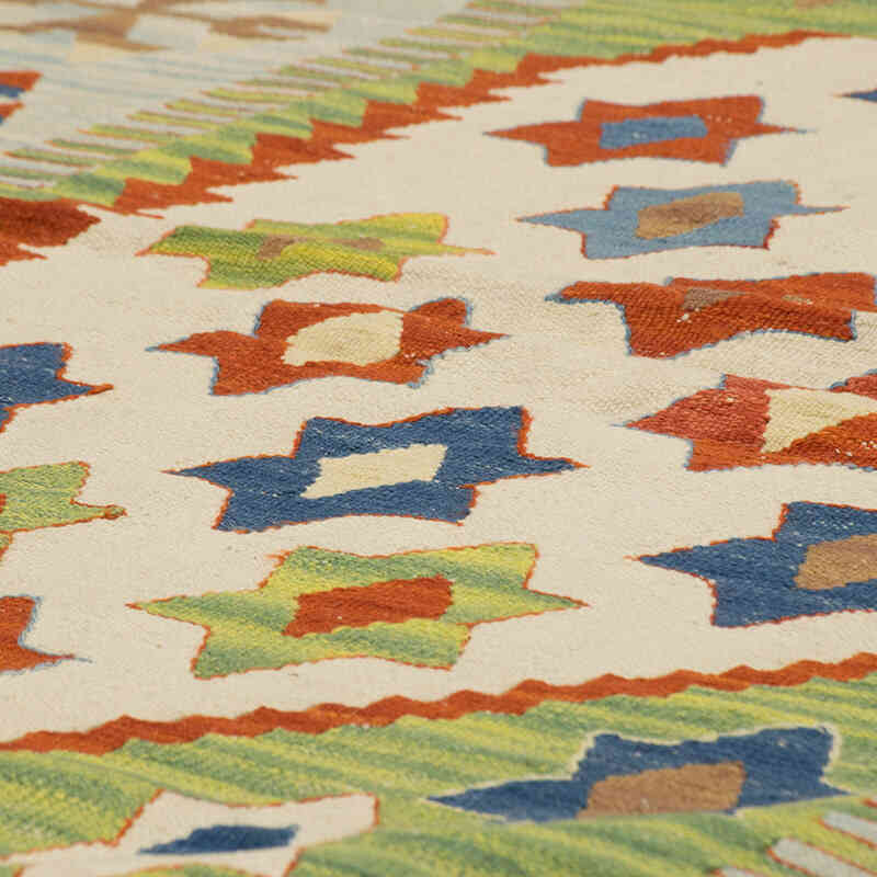 New Handwoven Turkish Kilim Rug - 3' 7" x 5' 3" (43" x 63") - K0077647