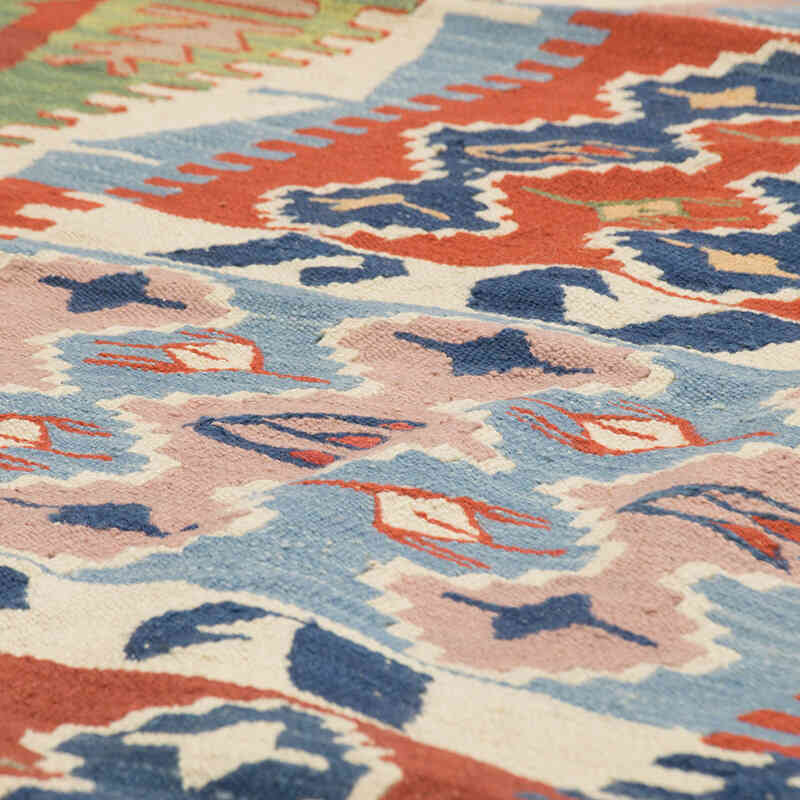 New Handwoven Turkish Kilim Rug - 3' 8" x 5' 4" (44" x 64") - K0077648