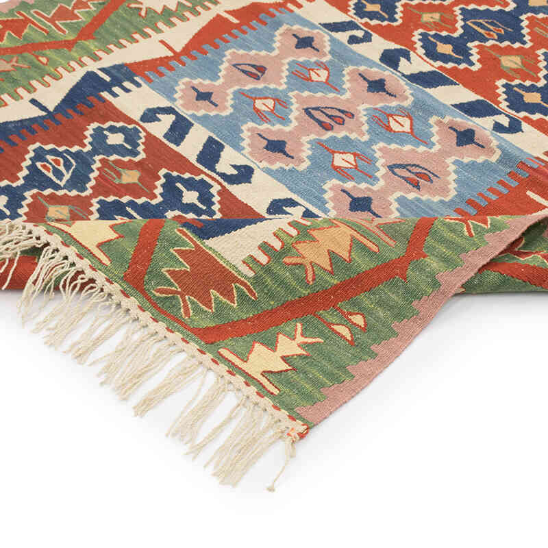 New Handwoven Turkish Kilim Rug - 3' 8" x 5' 4" (44" x 64") - K0077648