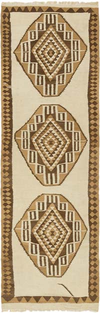 Corredor Vintage Herki Kilim - 95 cm x 295 cm