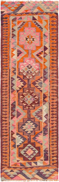 Corredor Vintage Herki Kilim - 90 cm x 283 cm