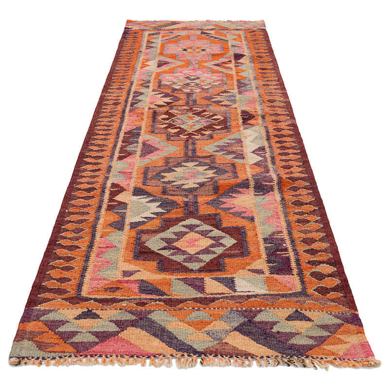 Corredor Vintage Herki Kilim - 90 cm x 283 cm - K0077650
