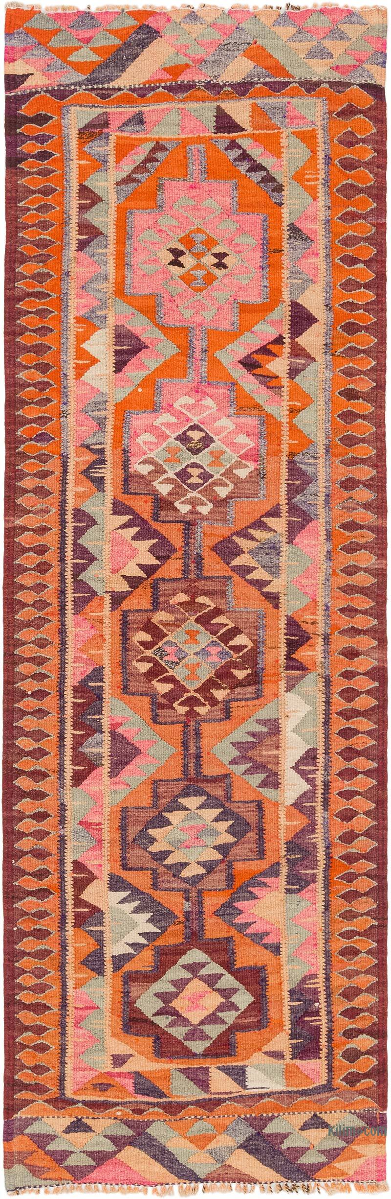 Corredor Vintage Herki Kilim - 90 cm x 283 cm - K0077650