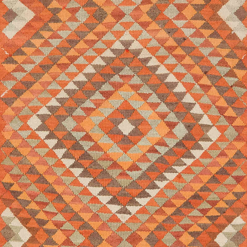 Vintage Herki Kilim Yolluk - 86 cm x 337 cm - K0077652