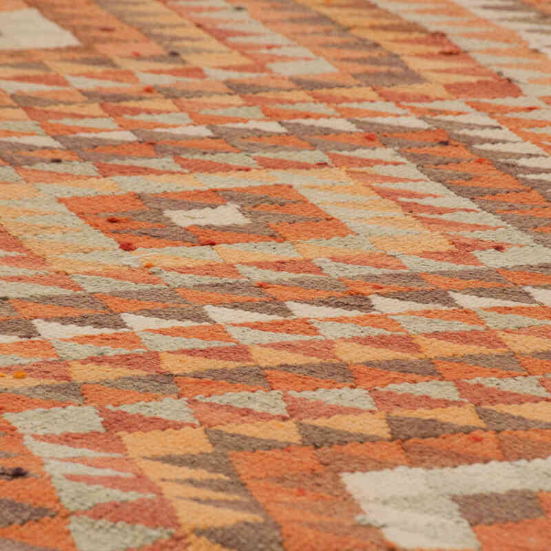 Vintage Herki Kilim Yolluk - 86 cm x 337 cm - K0077652