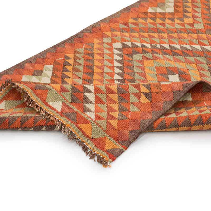 Vintage Herki Kilim Yolluk - 86 cm x 337 cm - K0077652