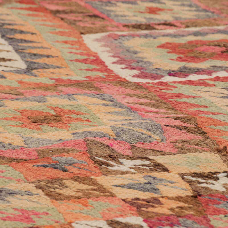 Corredor Vintage Herki Kilim - 99 cm x 317 cm - K0077654