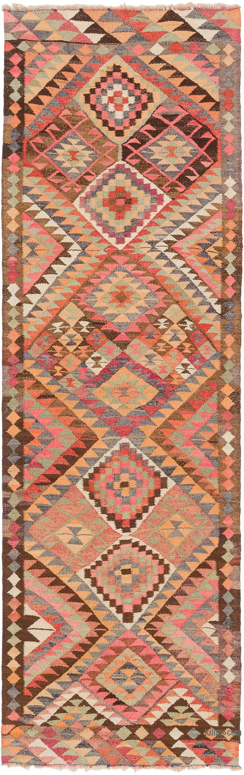 Corredor Vintage Herki Kilim - 99 cm x 317 cm - K0077654