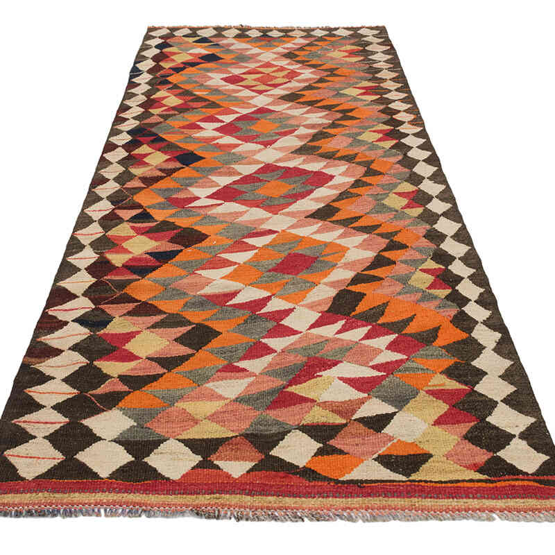 Corredor Vintage Herki Kilim - 102 cm x 256 cm - K0077655