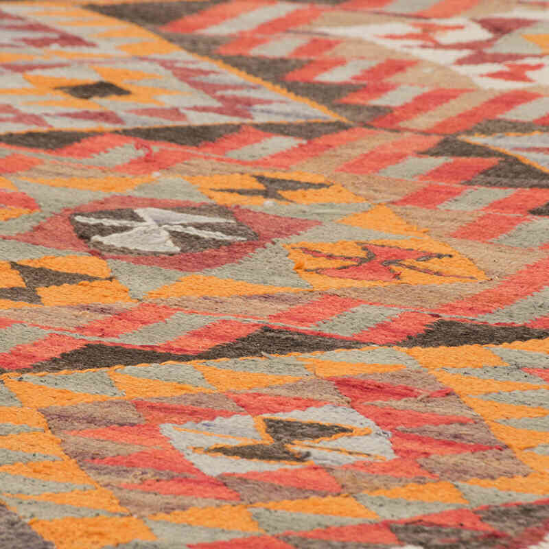 Corredor Vintage Herki Kilim - 86 cm x 288 cm - K0077656