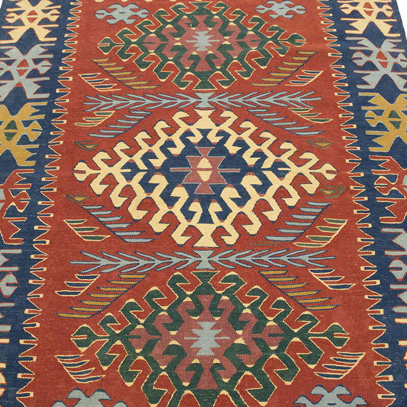 Nueva Alfombra Turca Kilim - 113 cm x 165 cm - K0077657