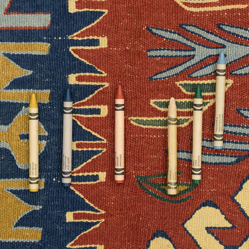 Nueva Alfombra Turca Kilim - 113 cm x 165 cm - K0077657