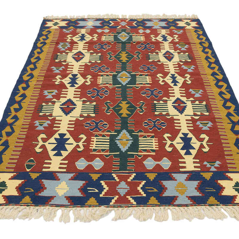 Nueva Alfombra Turca Kilim - 114 cm x 172 cm - K0077659